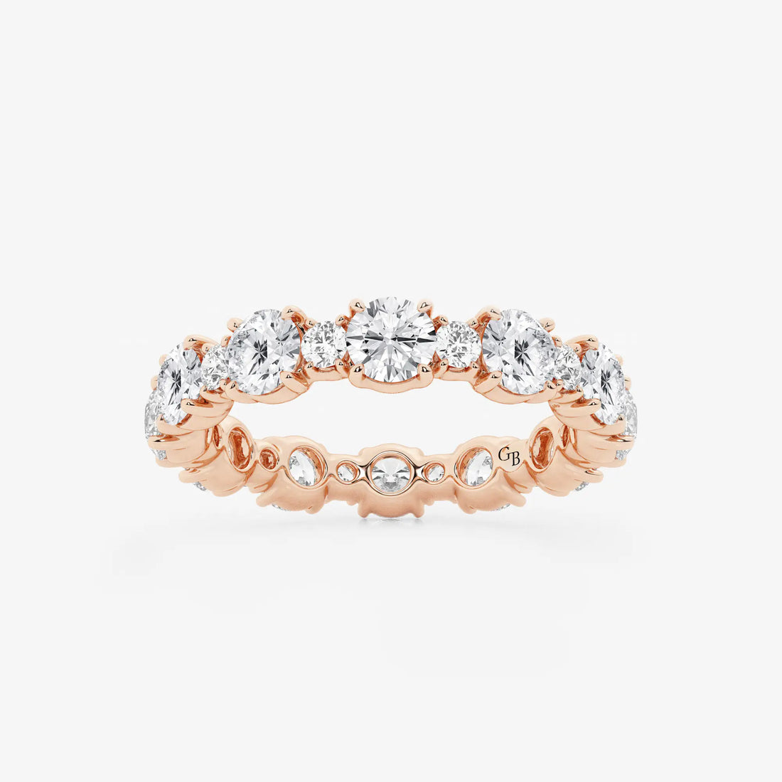 Lumivéra Round Lab-Grown Diamond Mixed Size Eternity Band