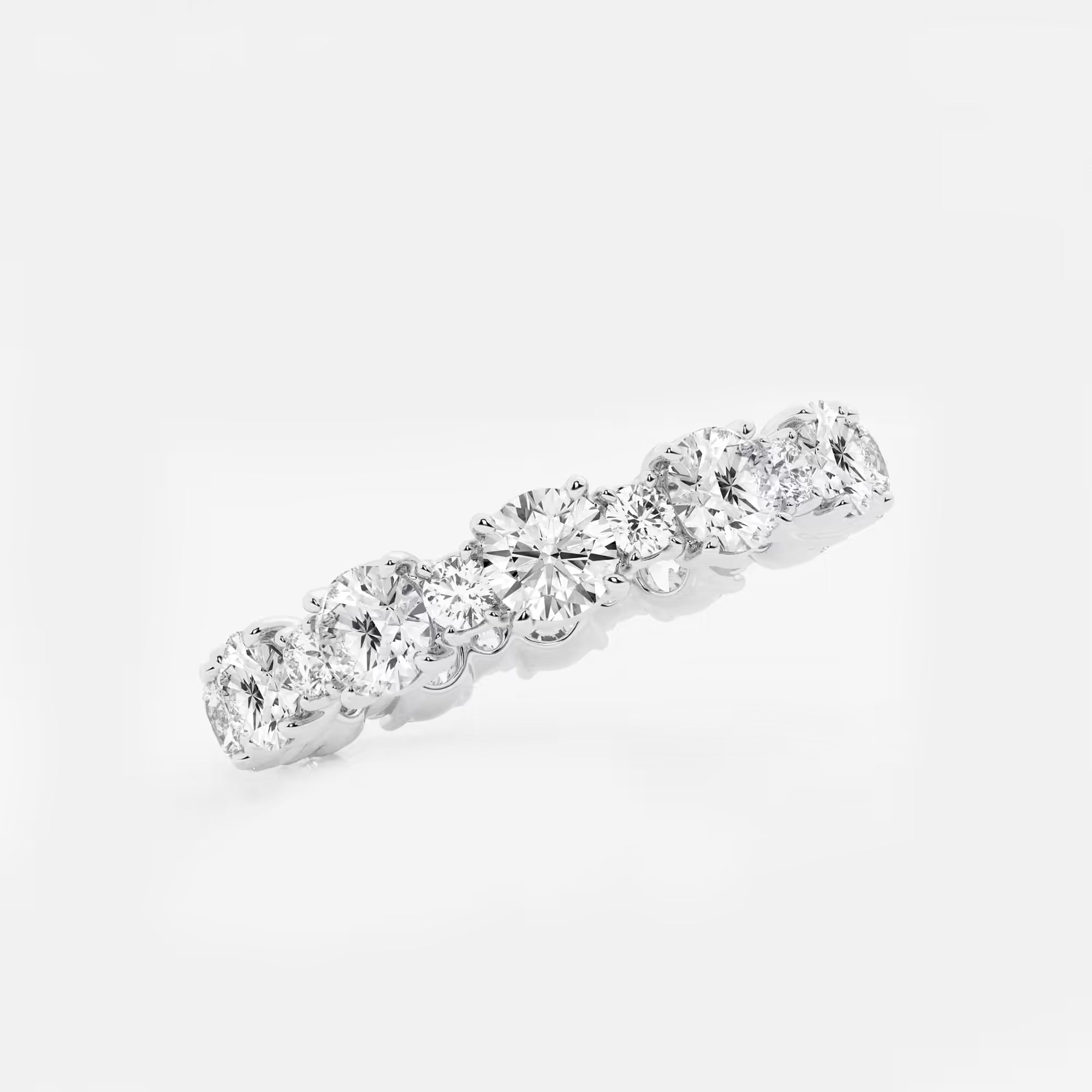 Lumivéra Round Lab-Grown Diamond Mixed Size Eternity Band