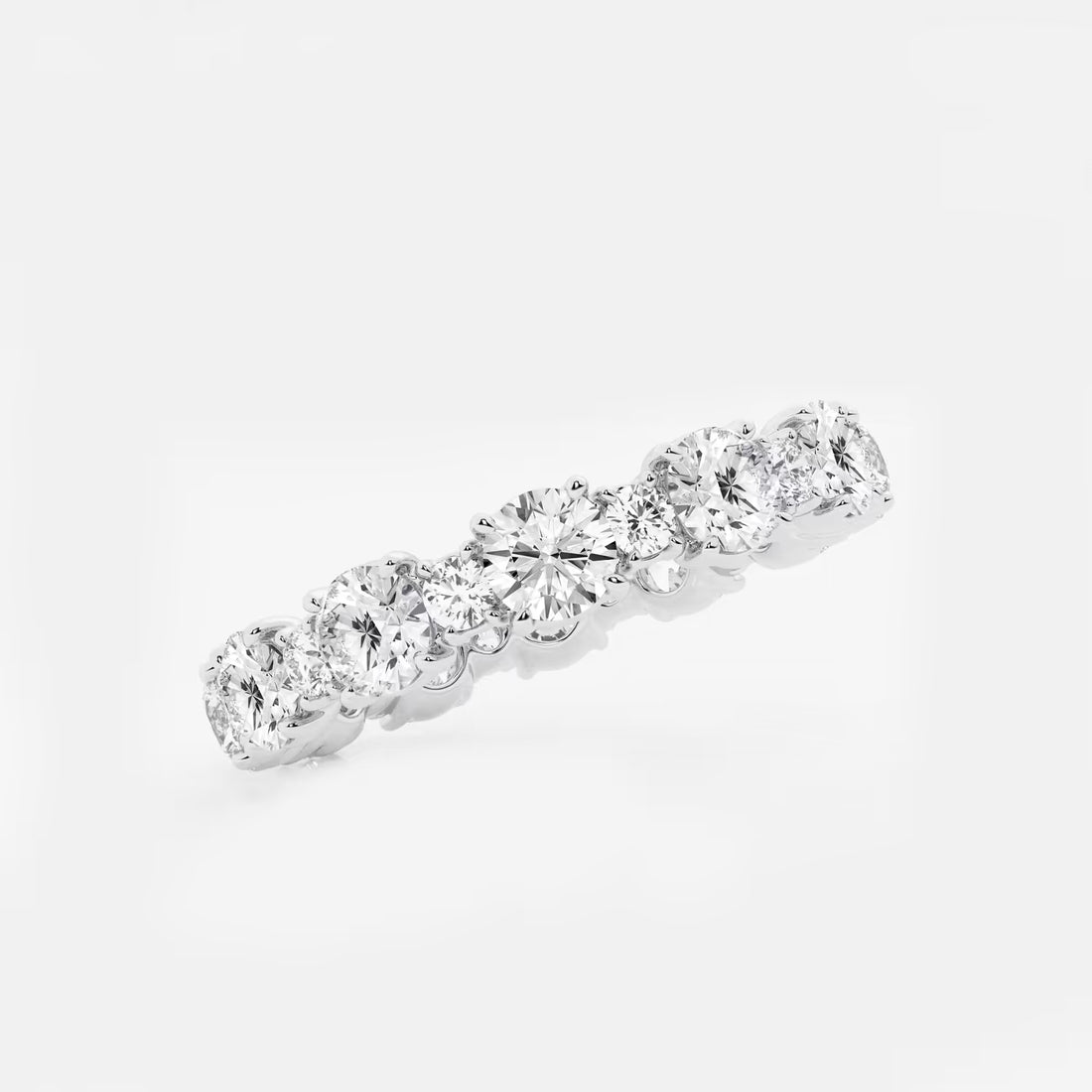 Lumivéra Round Lab-Grown Diamond Mixed Size Eternity Band