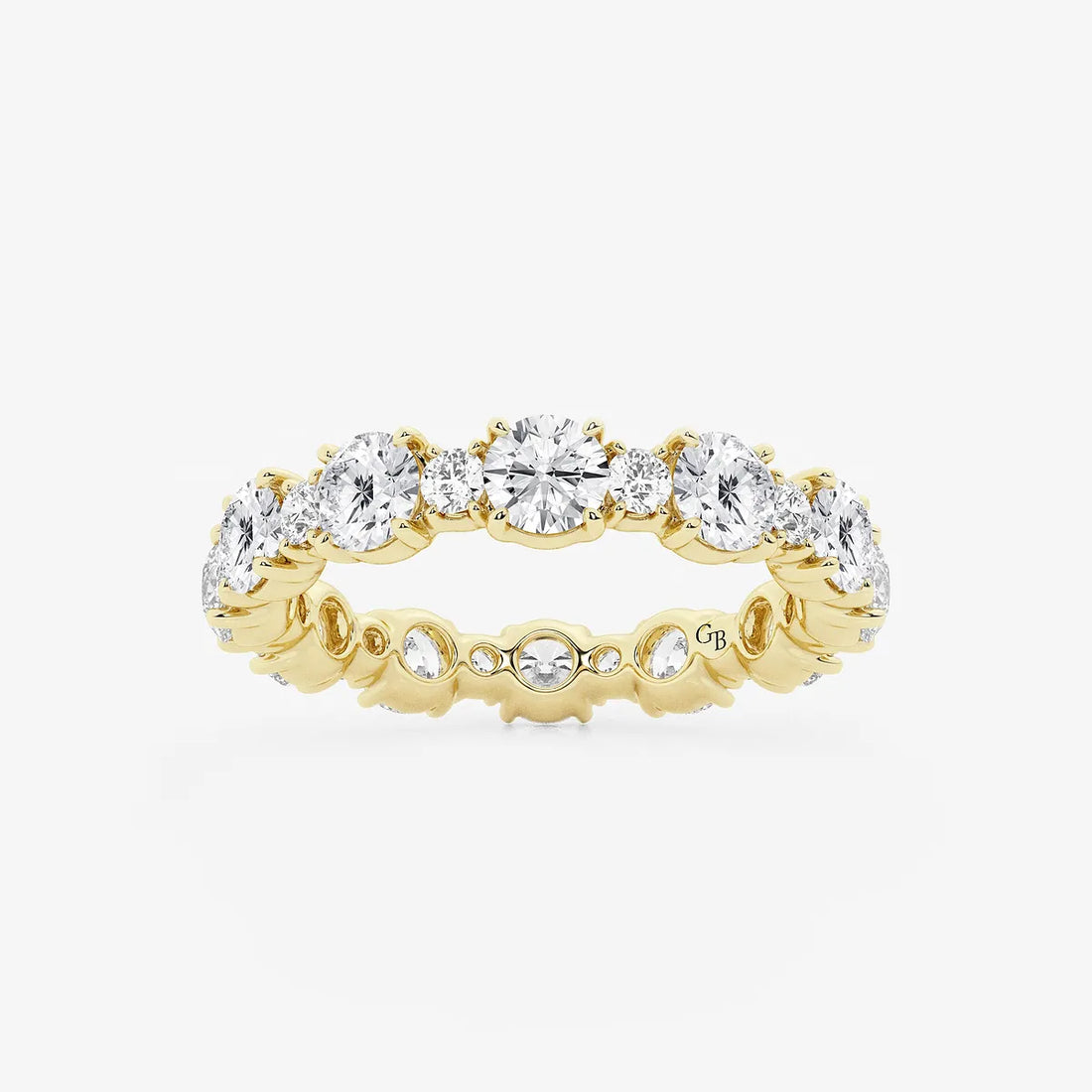 Lumivéra Round Lab-Grown Diamond Mixed Size Eternity Band