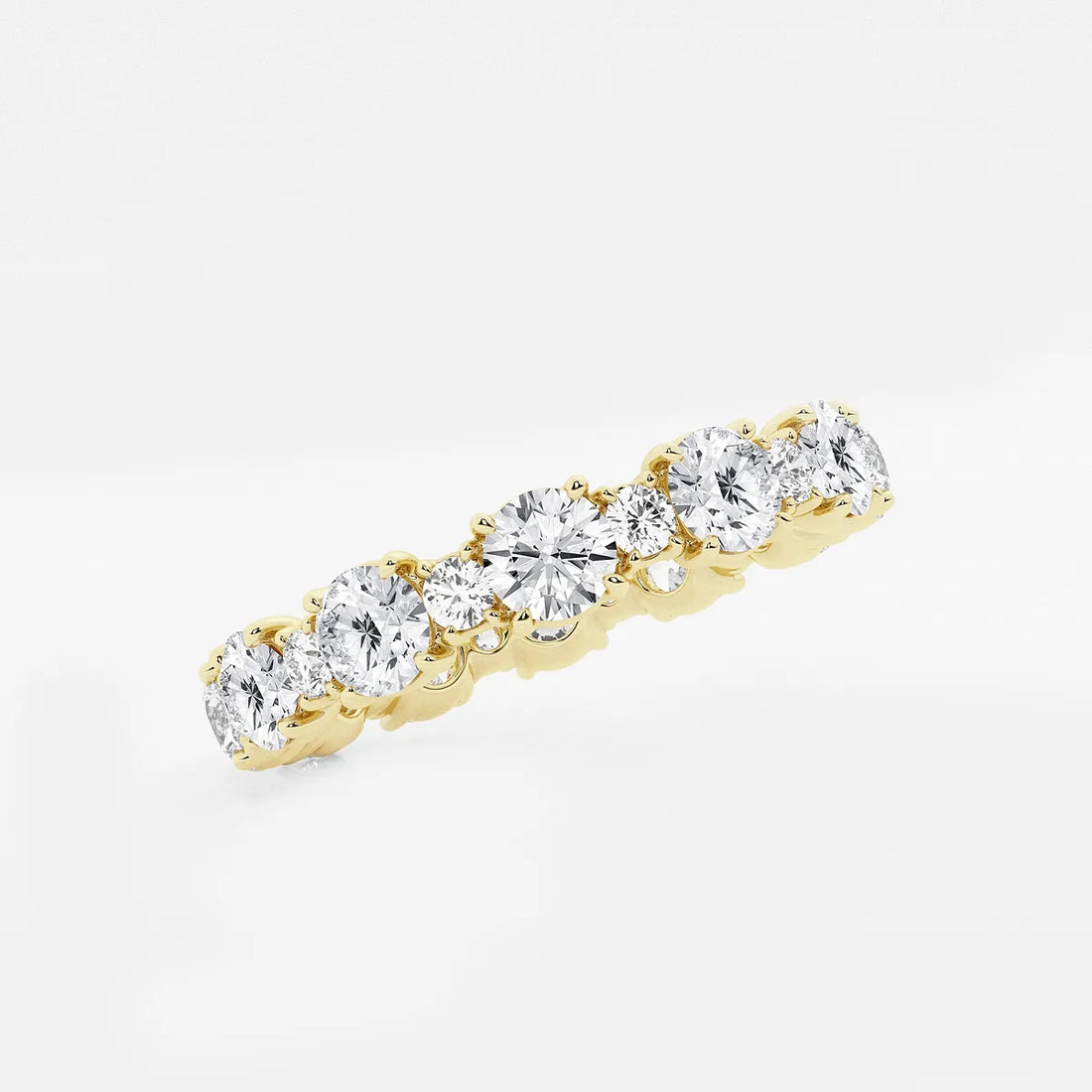 Lumivéra Round Lab-Grown Diamond Mixed Size Eternity Band
