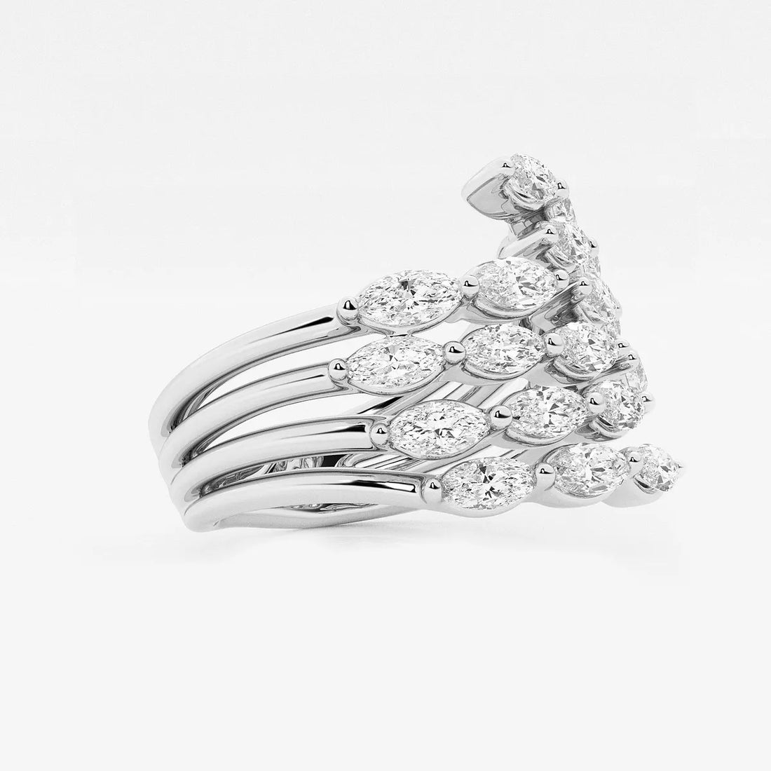 Veloura Marquise Lab-Grown Diamond East-West Open Band