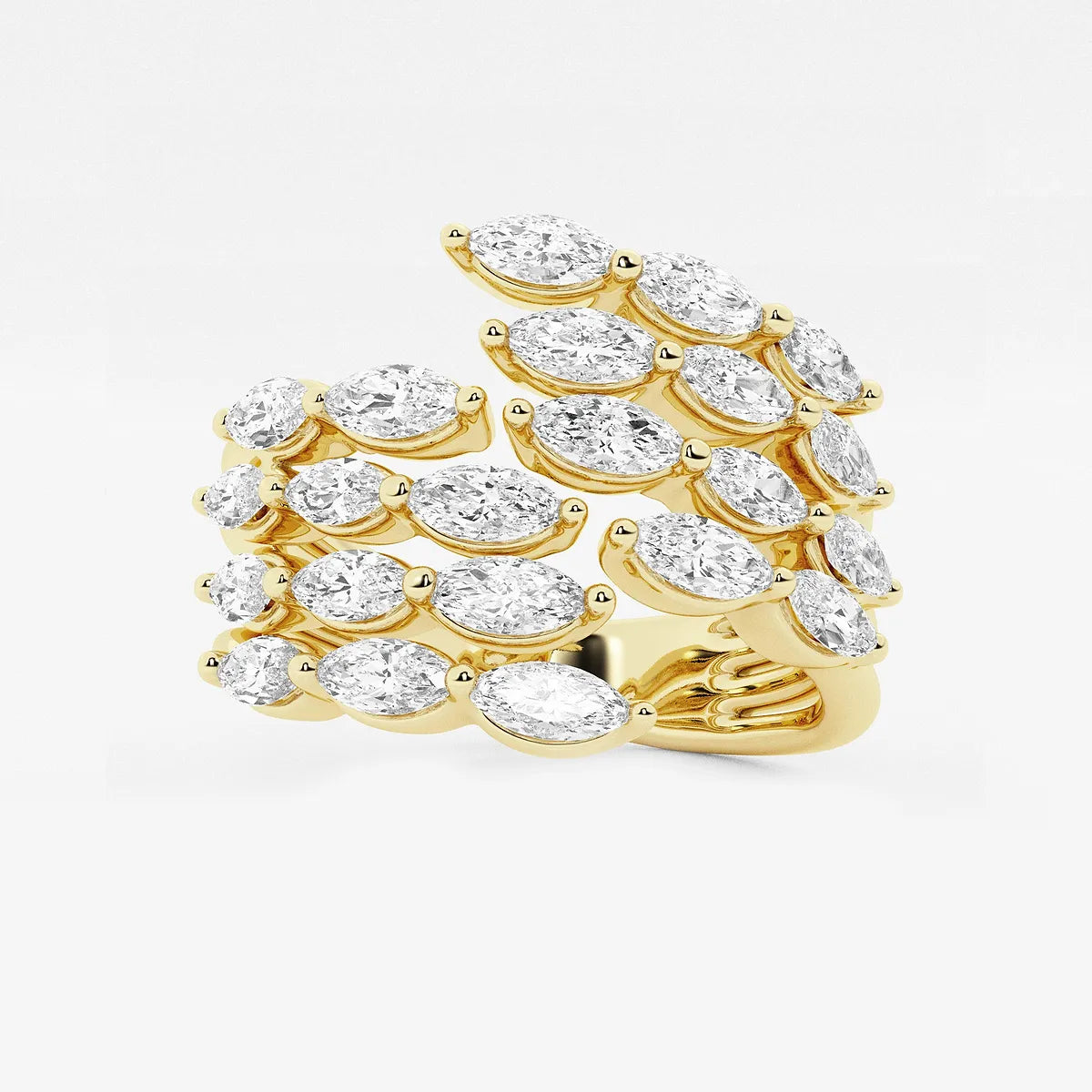 Veloura Marquise Lab-Grown Diamond East-West Open Band