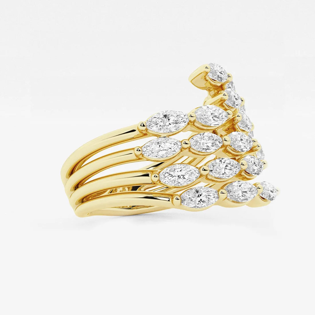 Veloura Marquise Lab-Grown Diamond East-West Open Band