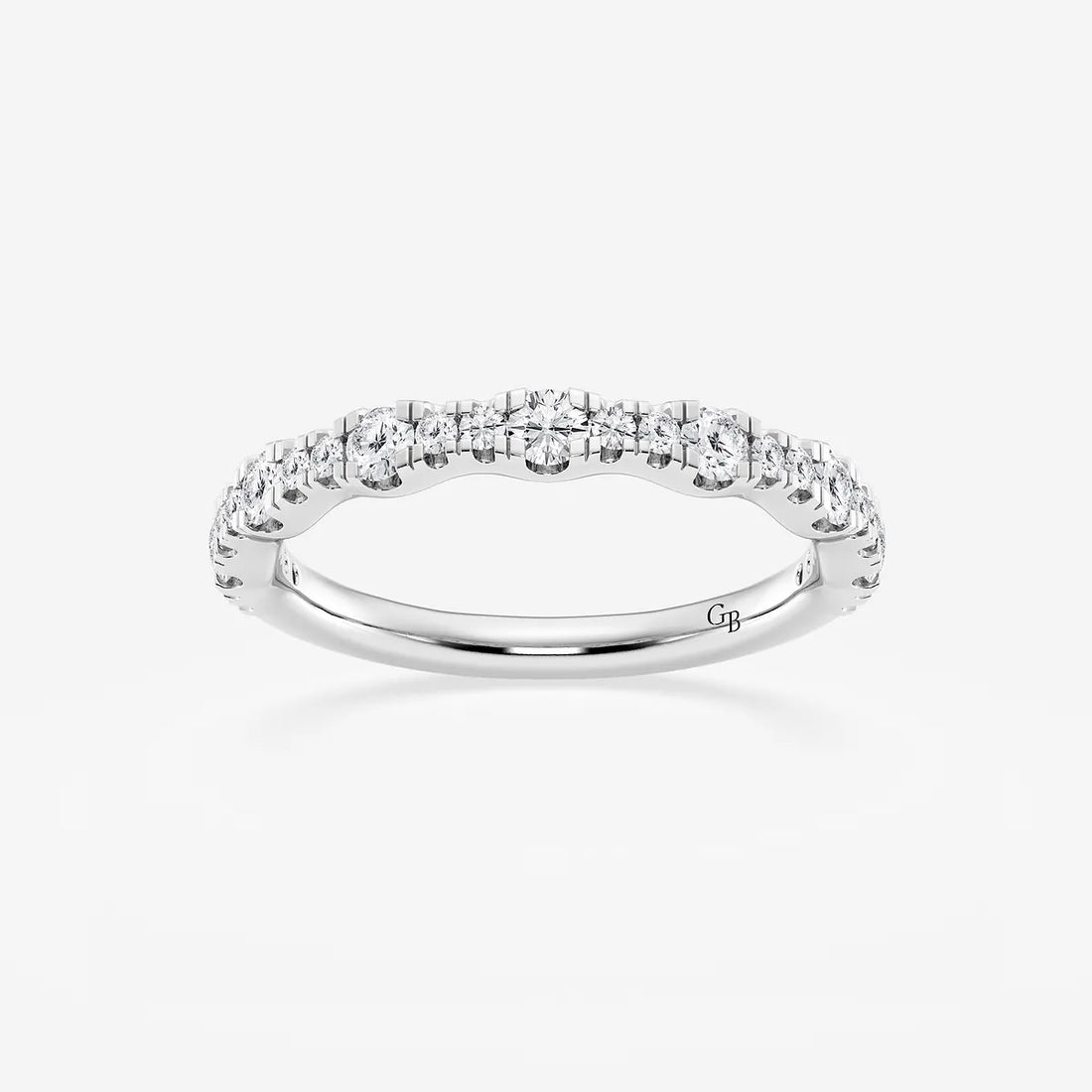 Luminar Round Lab-Grown Diamond Prong Set Wedding Band