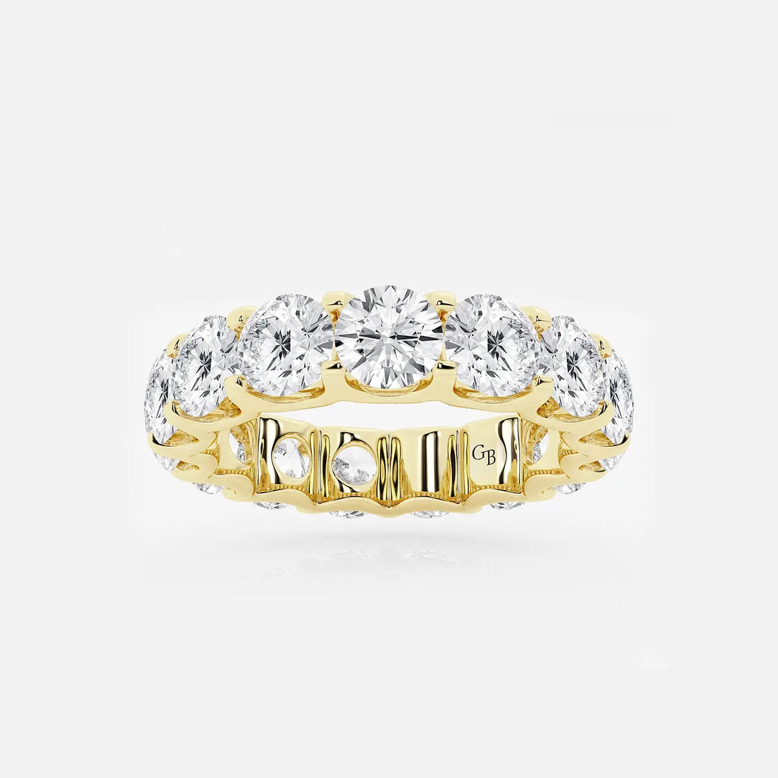 Aurielle U-Shaped Round Lab-Grown Diamond Eternity Band