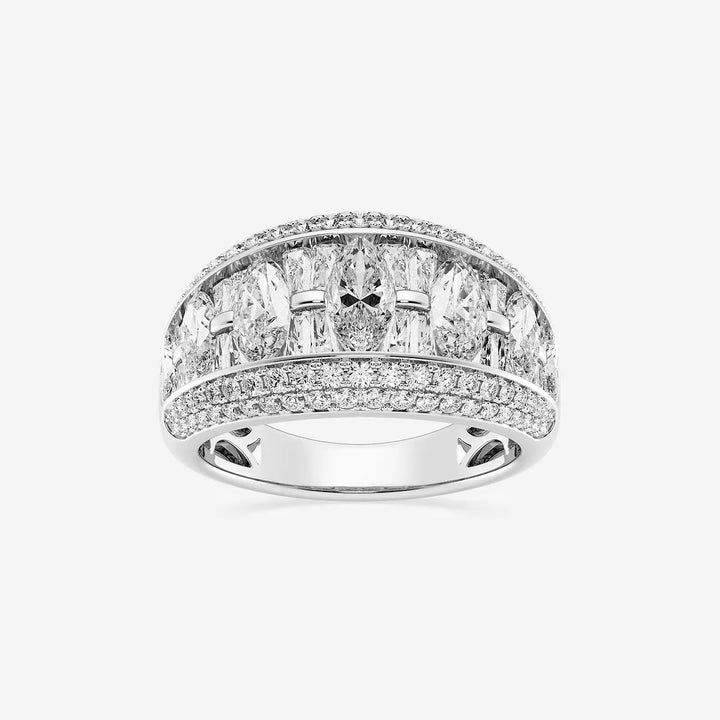 Alternéa Marquise & Baguette Lab-Grown Diamond Alternating Band