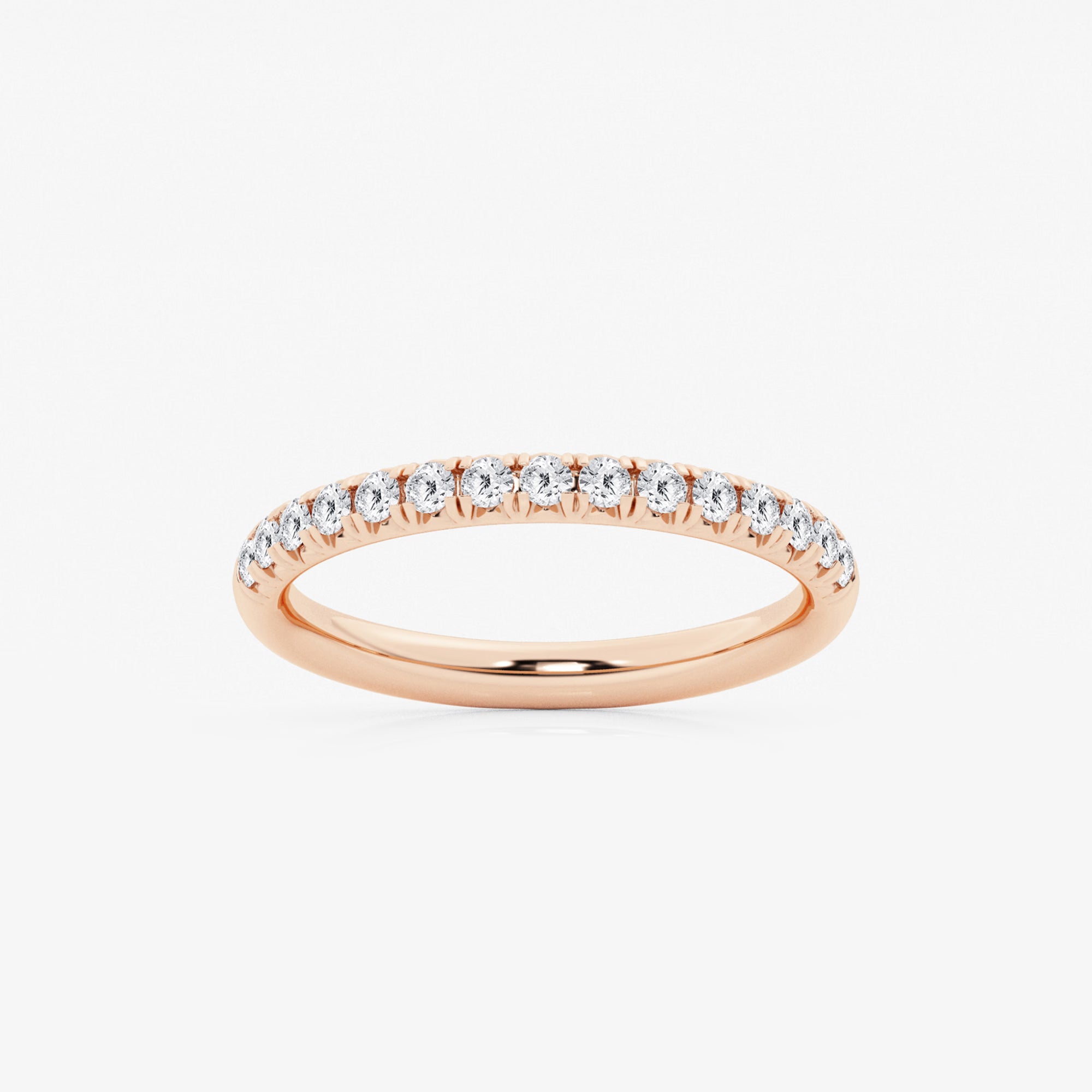 Uniora Round Lab-Grown Diamond Classic Wedding Band