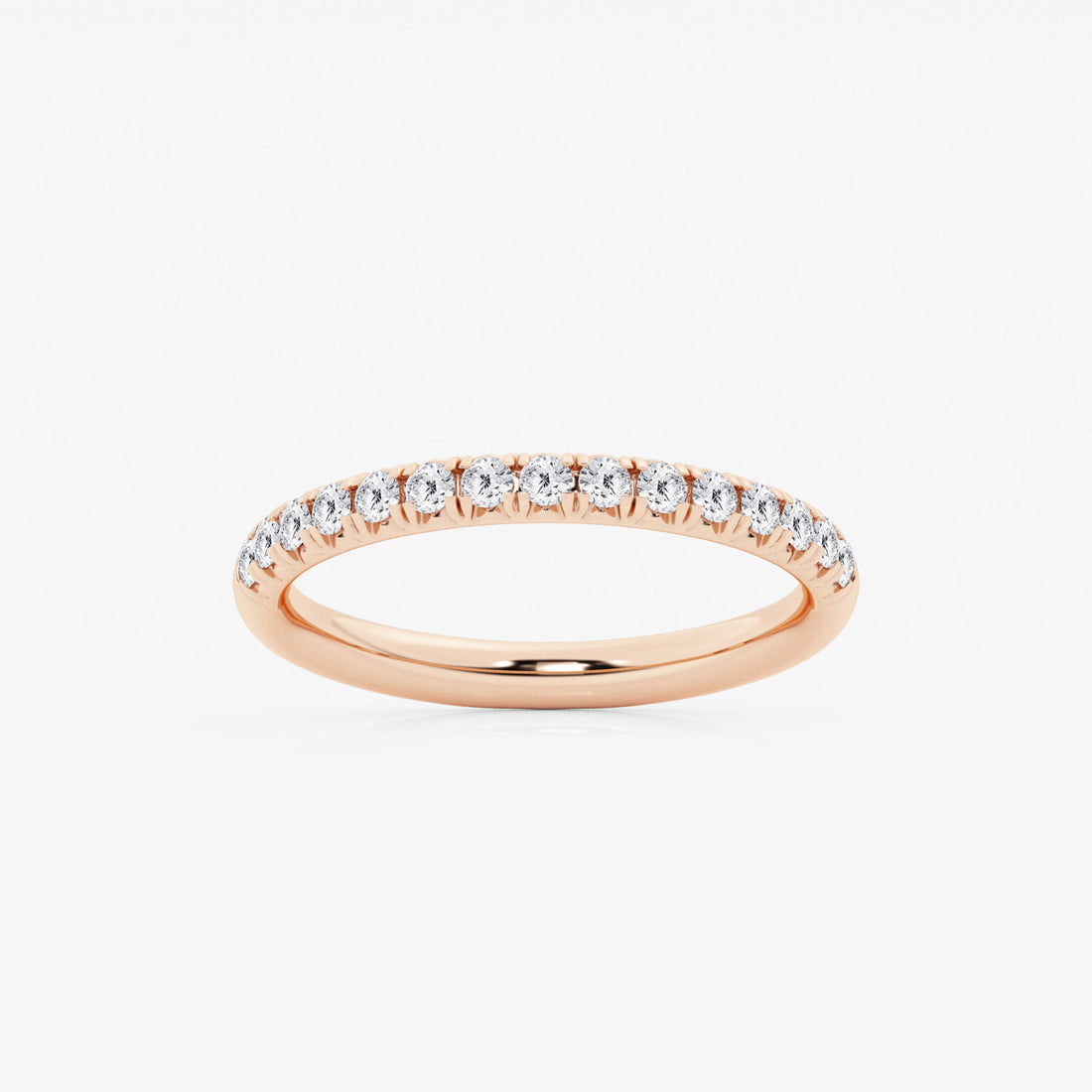 Uniora Round Lab-Grown Diamond Classic Wedding Band
