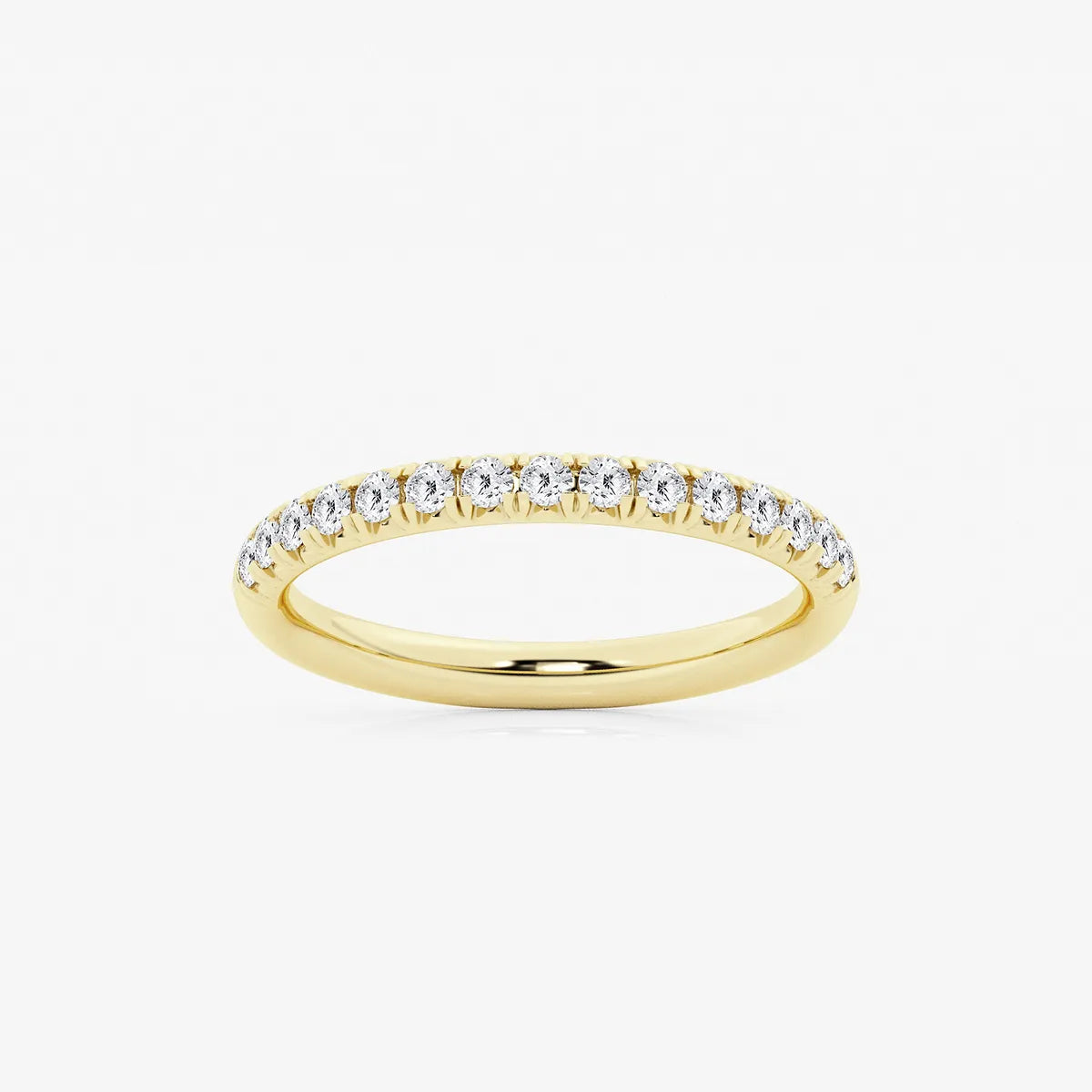 Uniora Round Lab-Grown Diamond Classic Wedding Band
