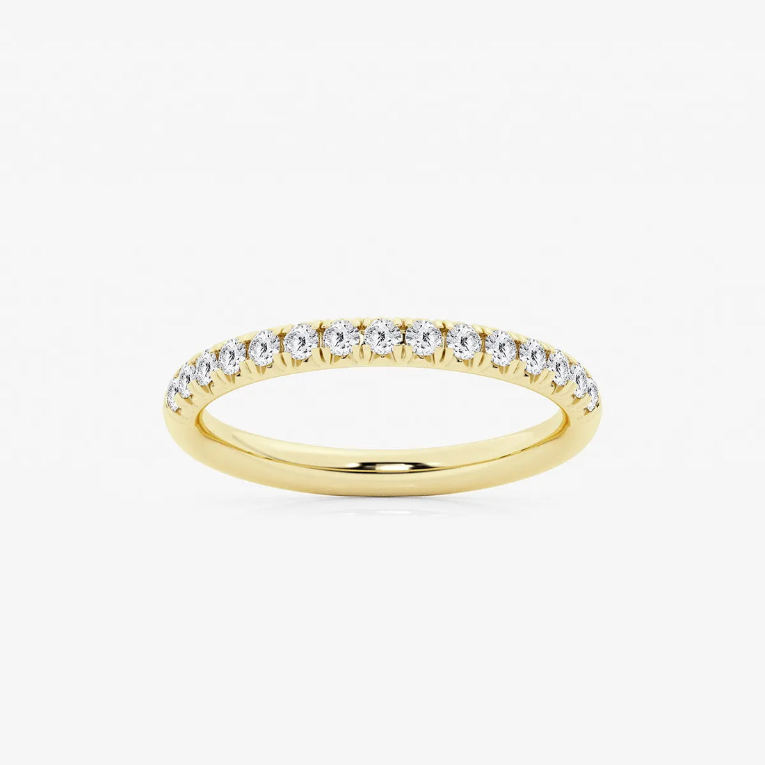 Uniora Round Lab-Grown Diamond Classic Wedding Band