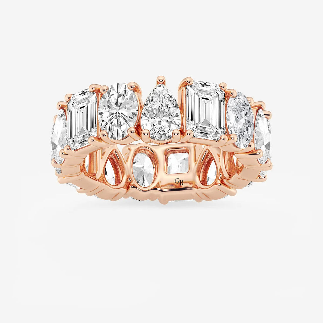 Trivera Luxe Multi-Shape Lab-Grown Diamond Eternity Band