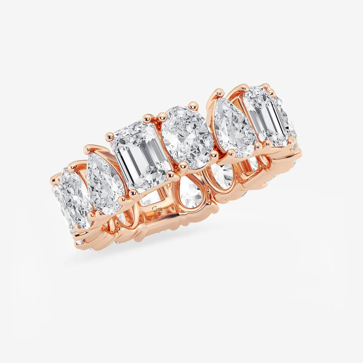 Trivera Luxe Multi-Shape Lab-Grown Diamond Eternity Band