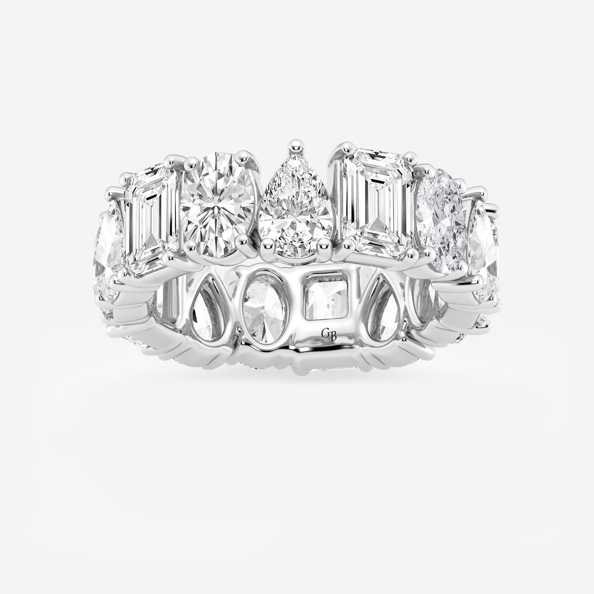Trivera Luxe Multi-Shape Lab-Grown Diamond Eternity Band