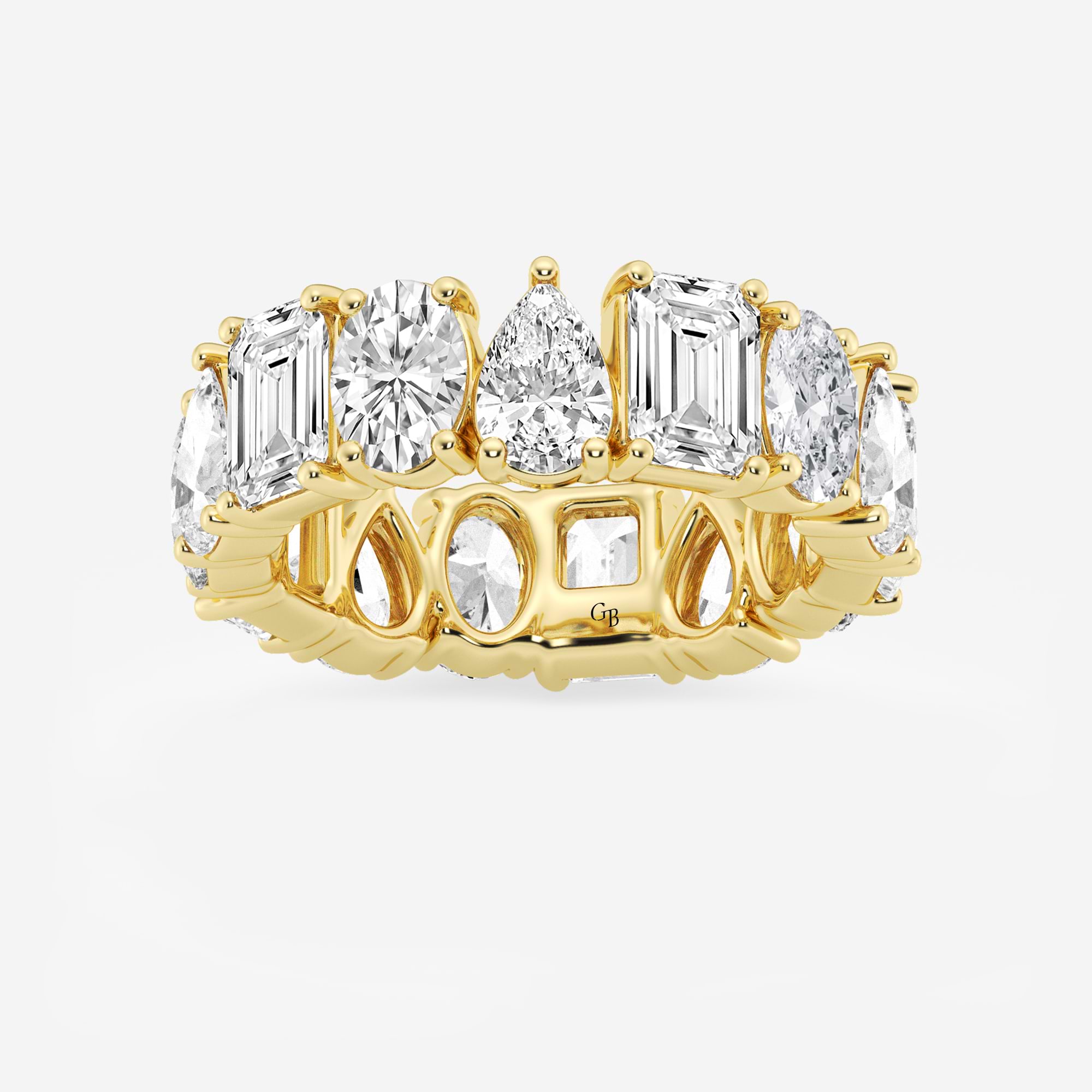 Trivera Luxe Multi-Shape Lab-Grown Diamond Eternity Band