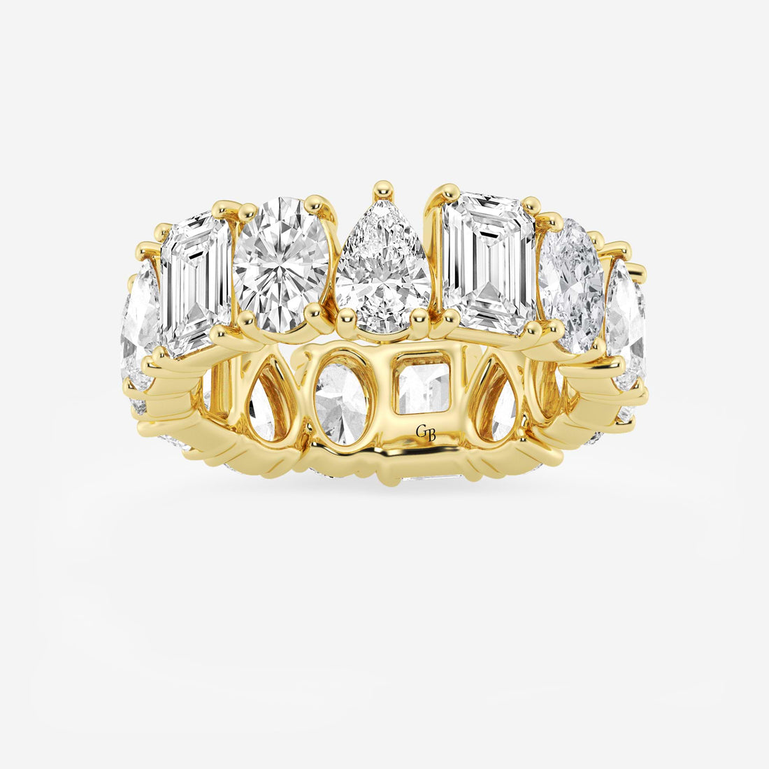 Trivera Luxe Multi-Shape Lab-Grown Diamond Eternity Band