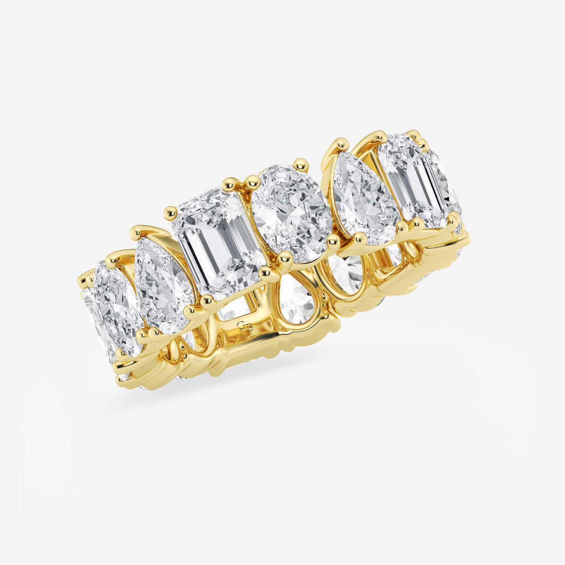 Trivera Luxe Multi-Shape Lab-Grown Diamond Eternity Band
