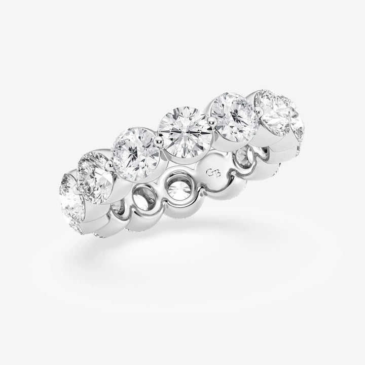 Aethera Round Lab-Grown Floating Diamond Eternity Band