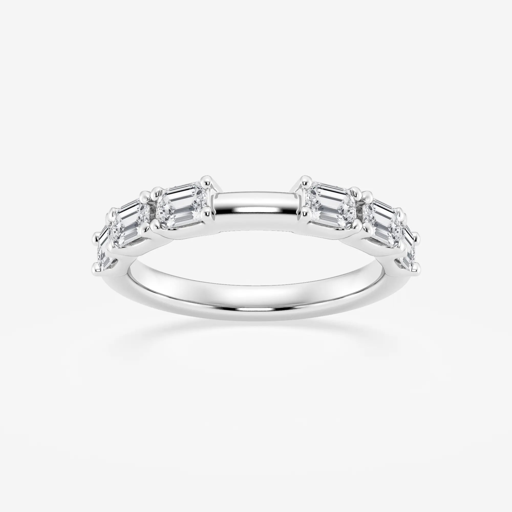 Élanza Emerald Lab-Grown Diamond Wedding Band