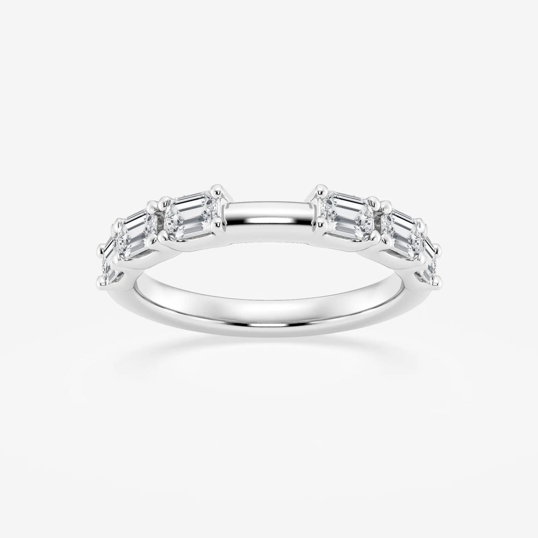 Élanza Emerald Lab-Grown Diamond Wedding Band
