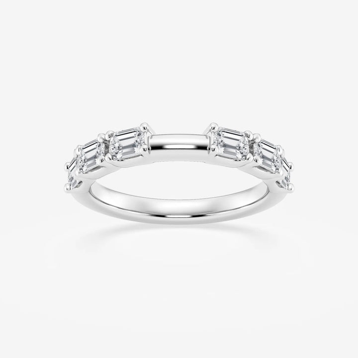 Élanza Emerald Lab-Grown Diamond Wedding Band