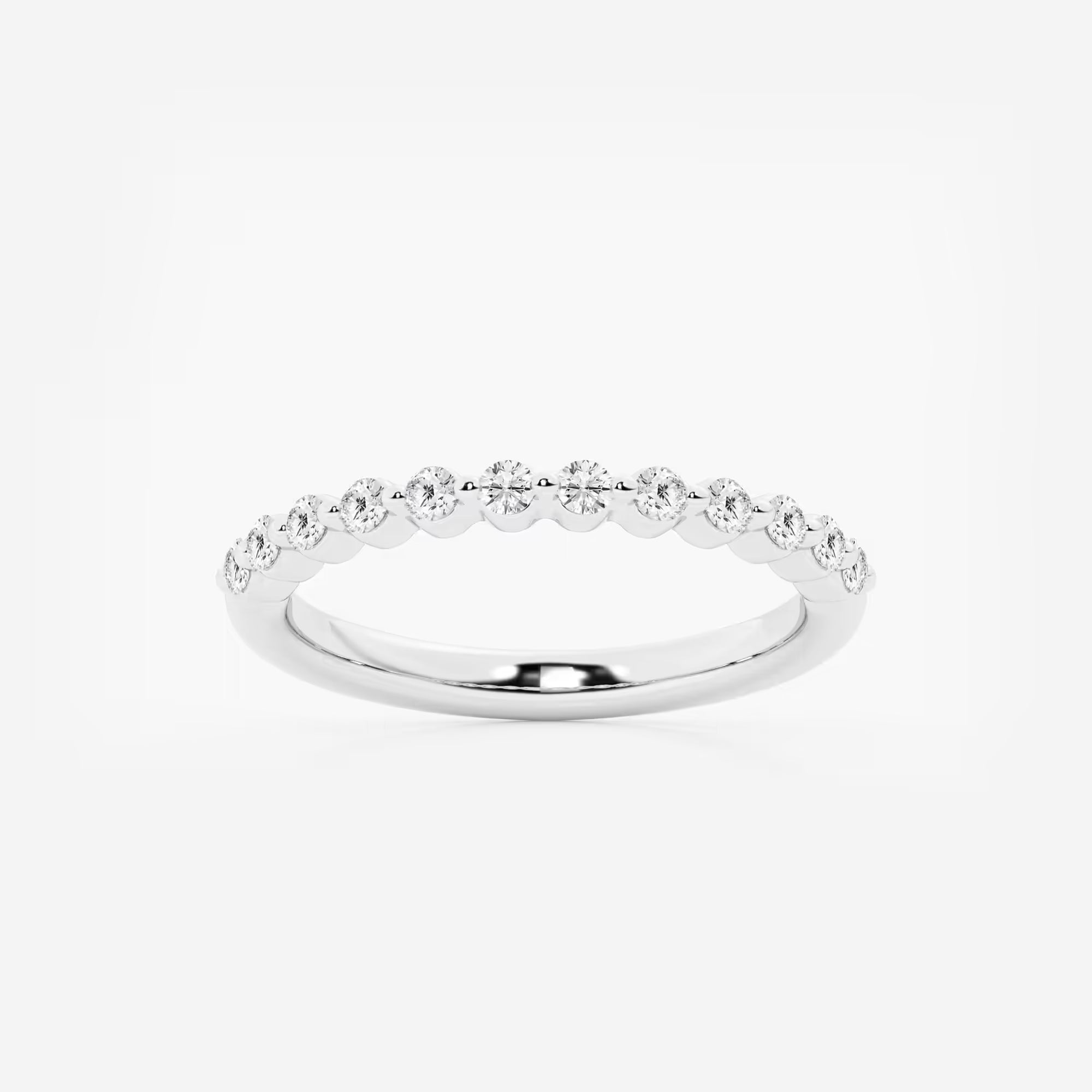 Auréa Float Round Lab-Grown Diamond Floating Wedding Band