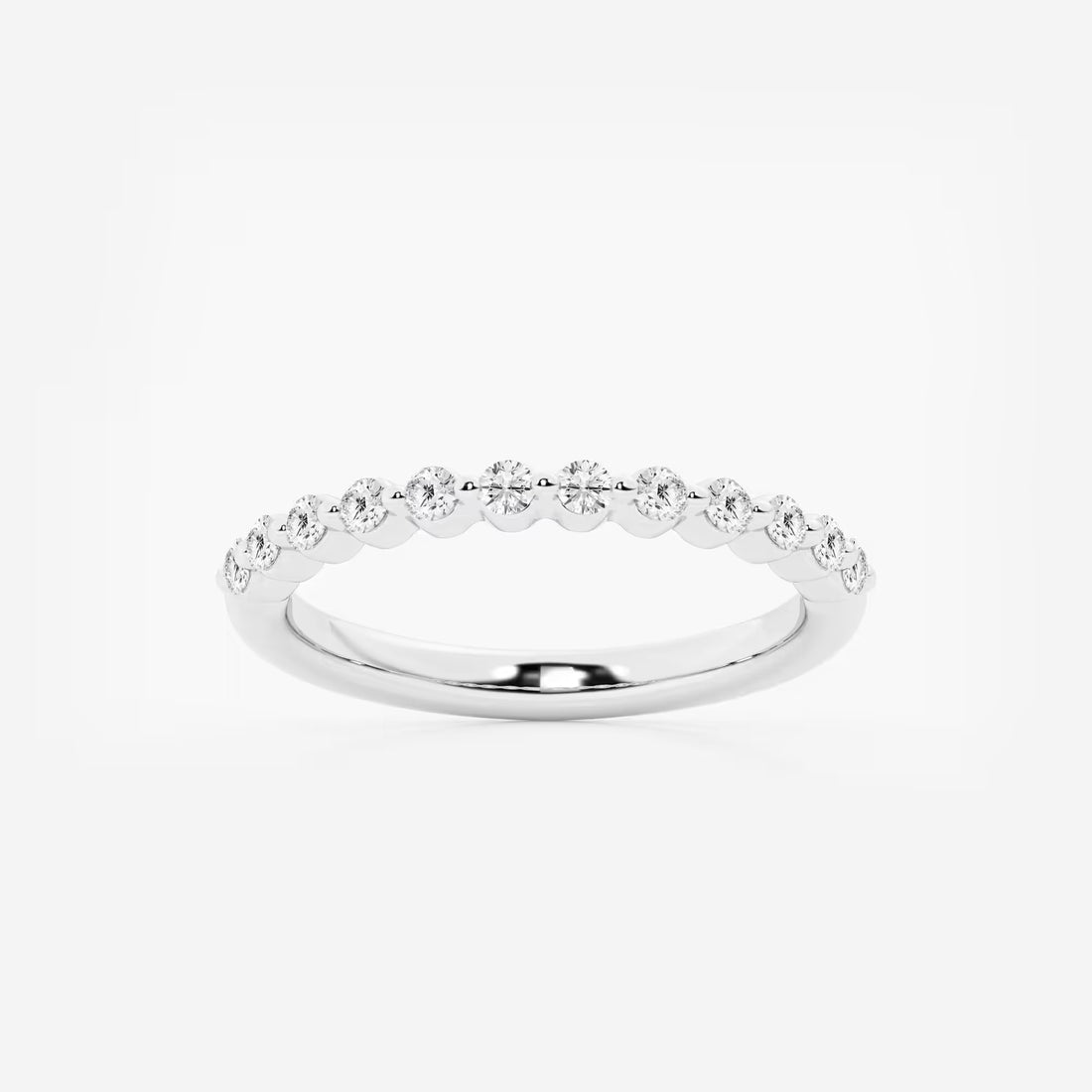 Auréa Float Round Lab-Grown Diamond Floating Wedding Band
