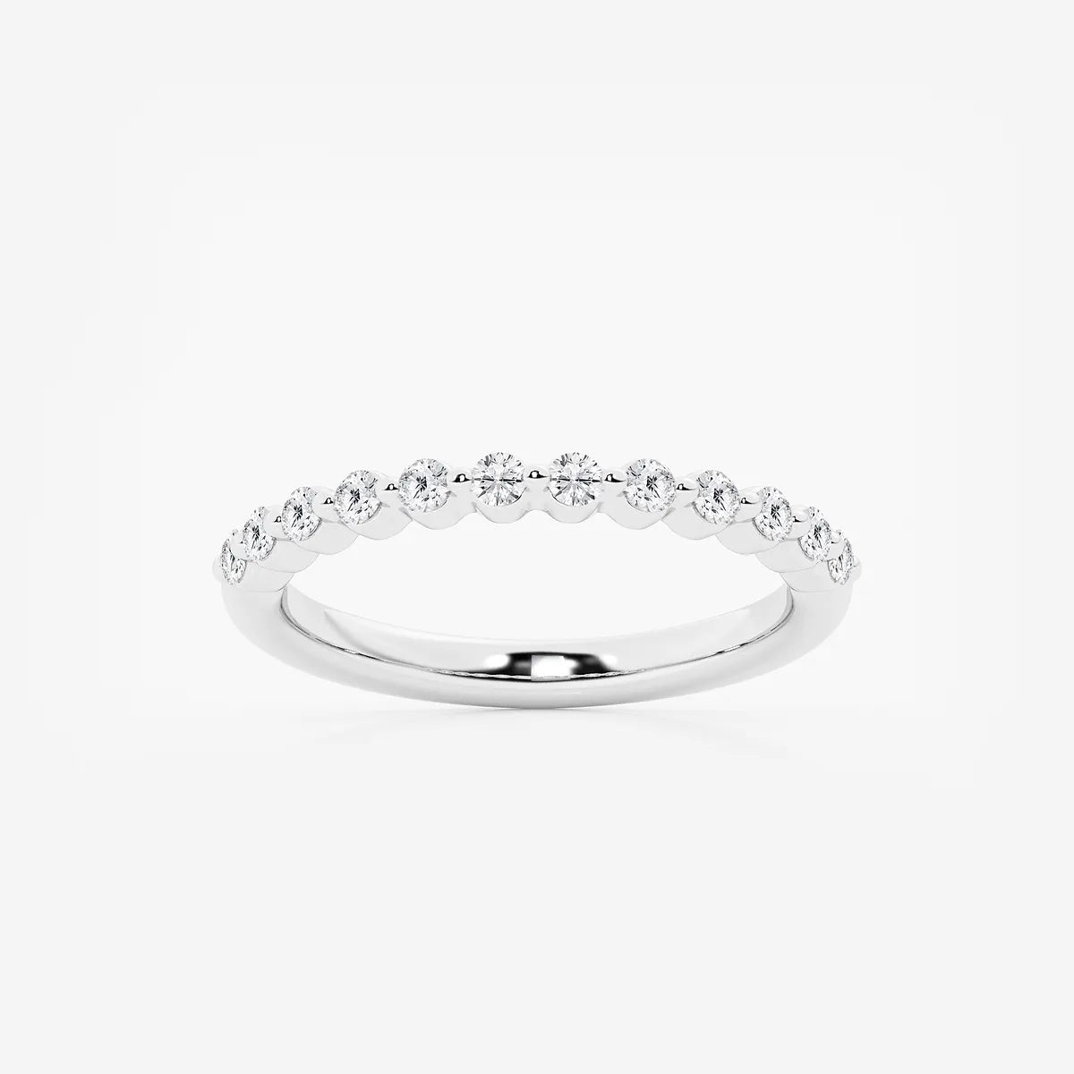 Auréa Float Round Lab-Grown Diamond Floating Wedding Band