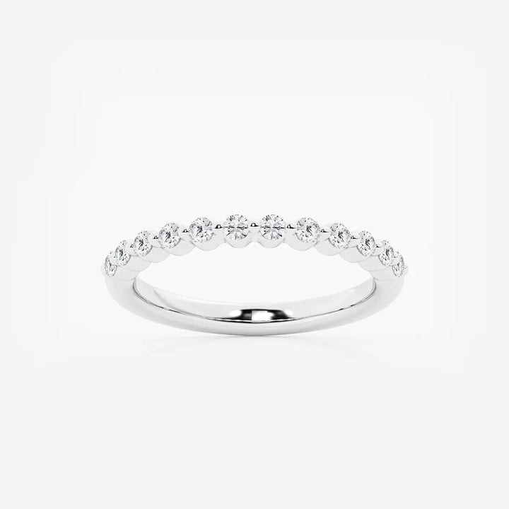 Auréa Float Round Lab-Grown Diamond Floating Wedding Band