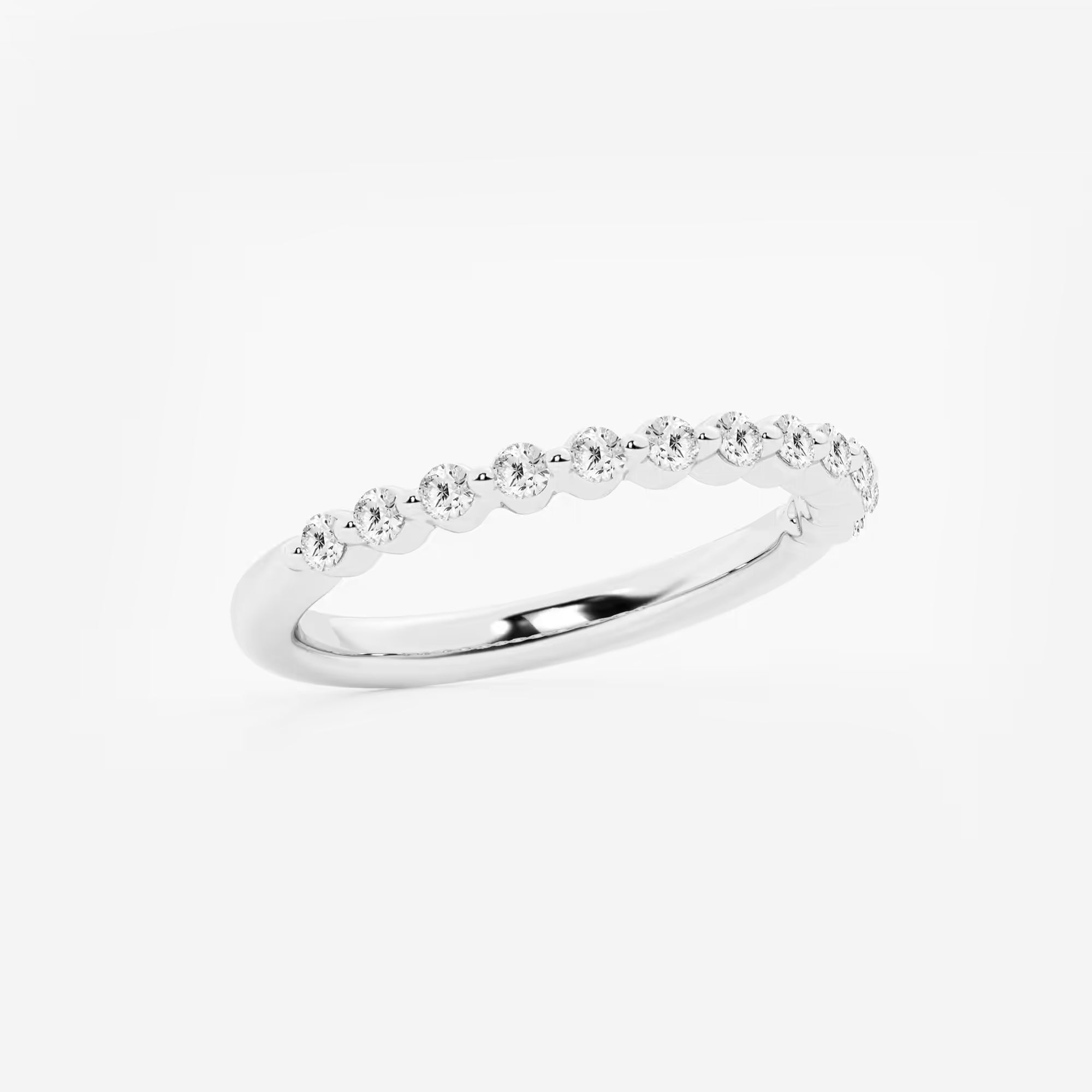 Auréa Float Round Lab-Grown Diamond Floating Wedding Band