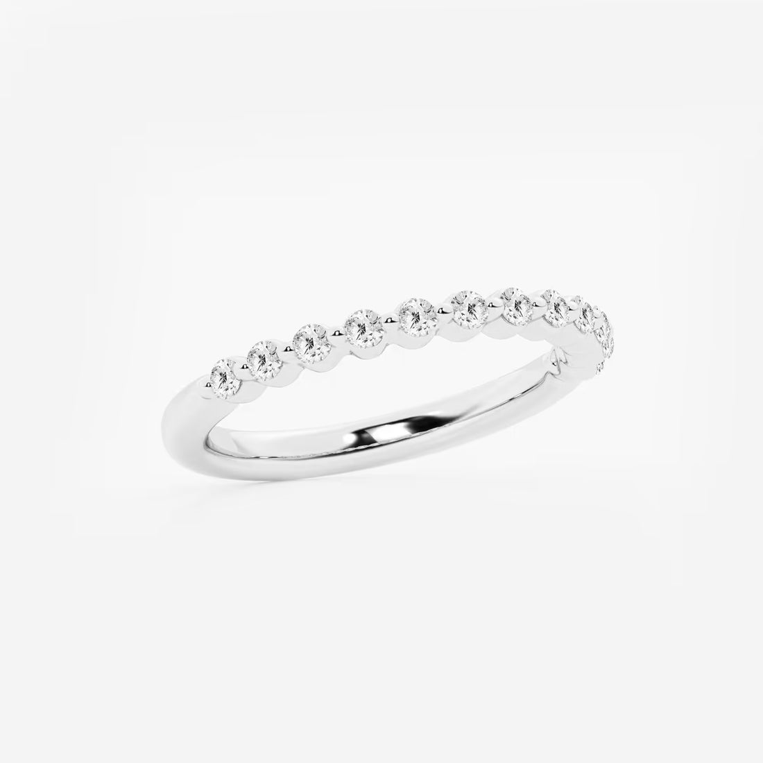 Auréa Float Round Lab-Grown Diamond Floating Wedding Band