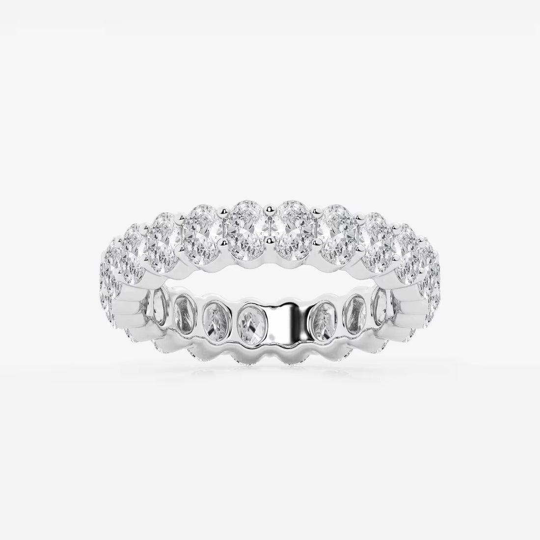 Aurelia Oval Lab-Grown Diamond Eternity Band