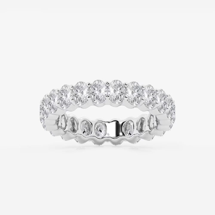 Aurelia Oval Lab-Grown Diamond Eternity Band