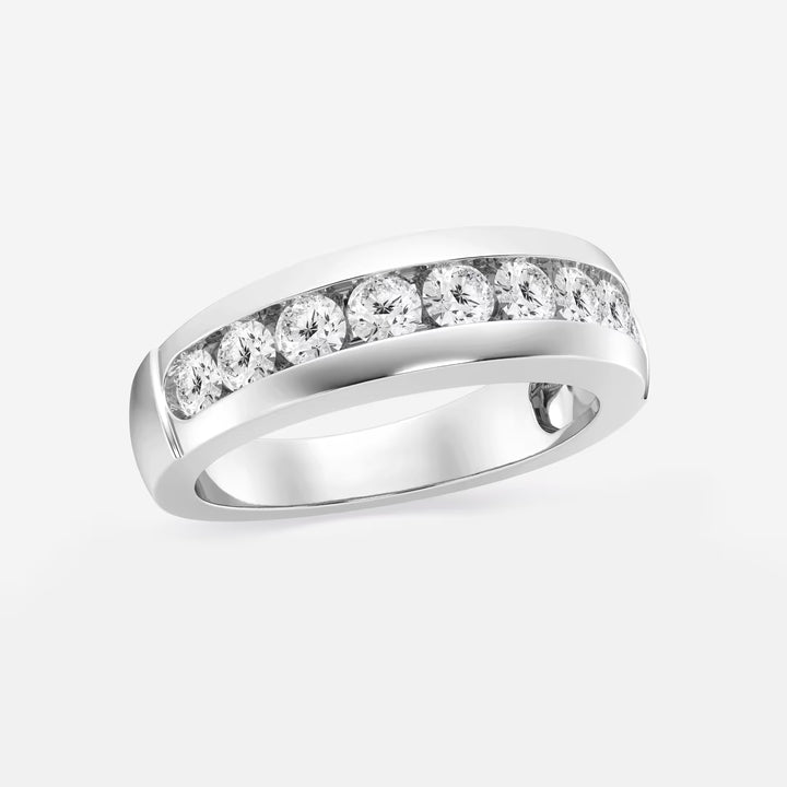 Novara Round Lab-Grown Diamond Nine-Stone Wedding Band