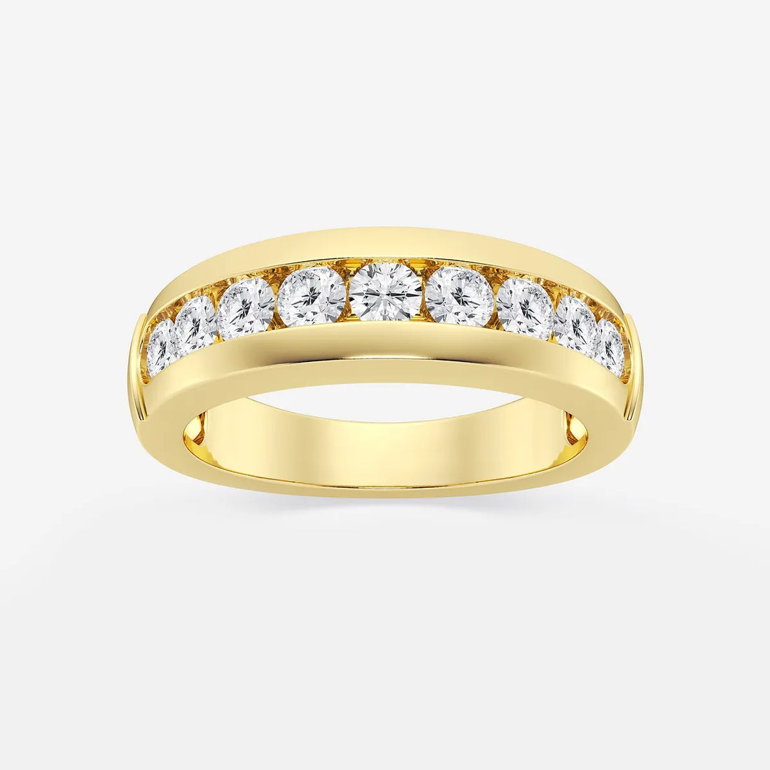 Novara Round Lab-Grown Diamond Nine-Stone Wedding Band