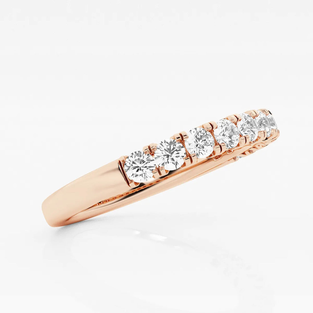 Virelle Round Lab-Grown Diamond Classic Four-Prong Wedding Band