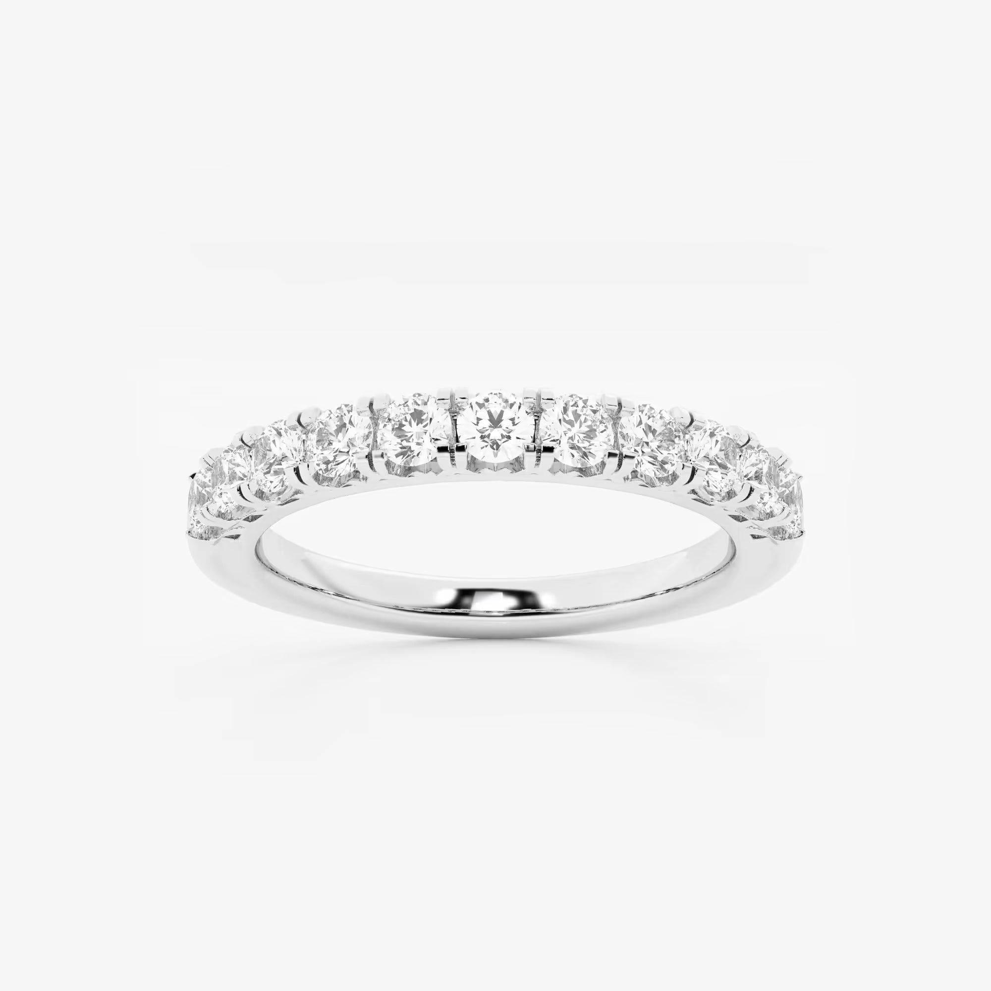 Virelle Round Lab-Grown Diamond Classic Four-Prong Wedding Band