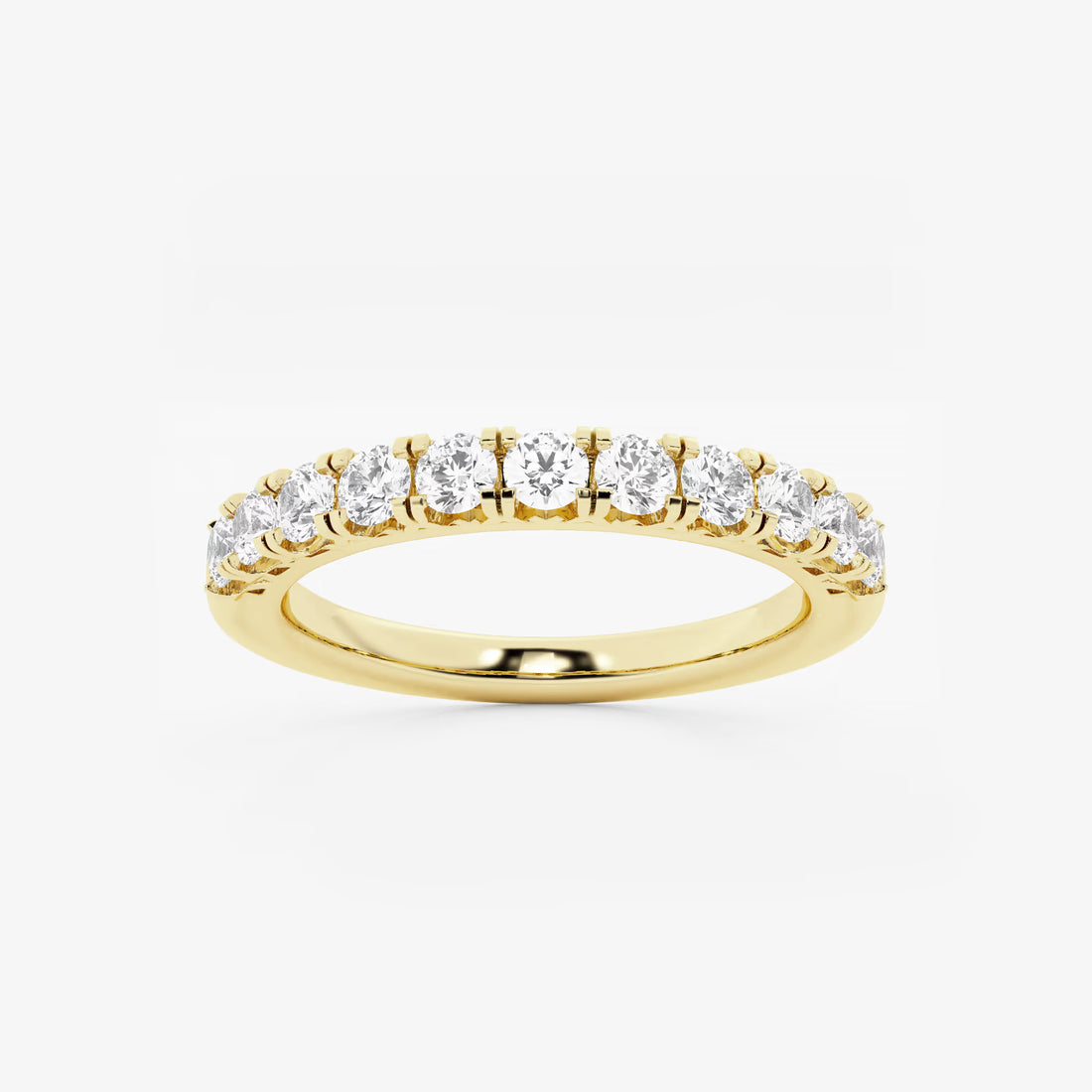 Virelle Round Lab-Grown Diamond Classic Four-Prong Wedding Band