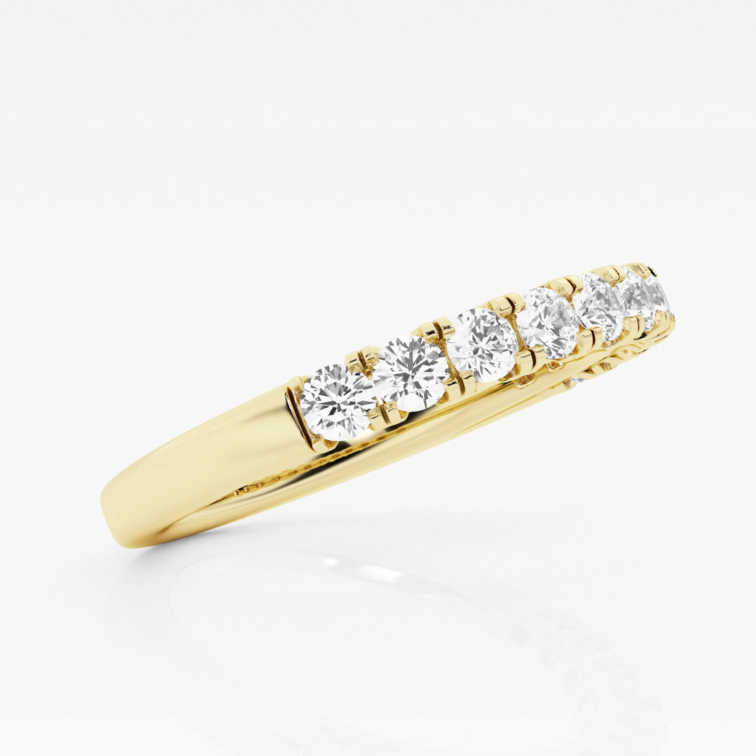 Virelle Round Lab-Grown Diamond Classic Four-Prong Wedding Band