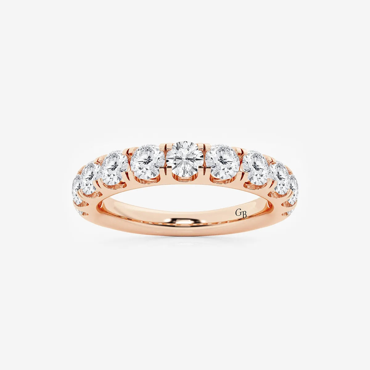 Eterna Prime Round Lab-Grown Diamond Eleven-Stone Wedding Band
