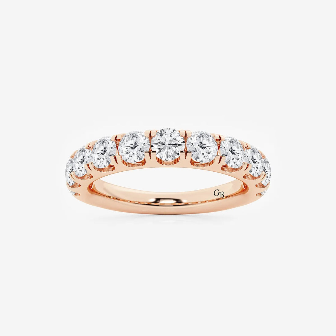 Eterna Prime Round Lab-Grown Diamond Eleven-Stone Wedding Band