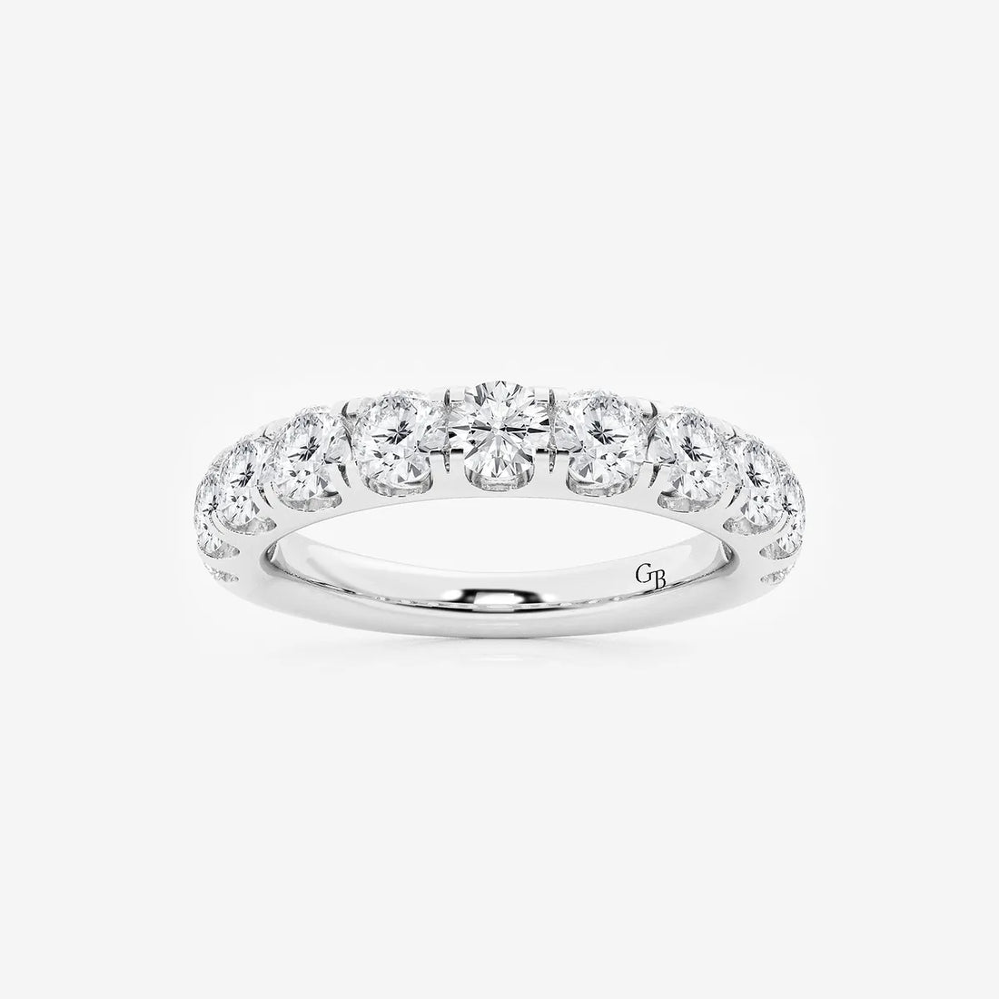 Eterna Prime Round Lab-Grown Diamond Eleven-Stone Wedding Band