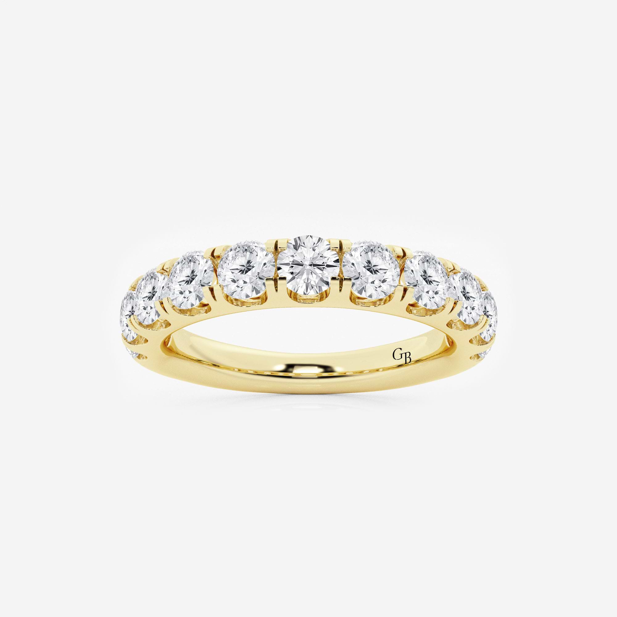 Eterna Prime Round Lab-Grown Diamond Eleven-Stone Wedding Band