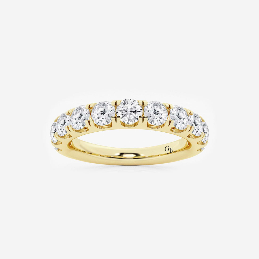 Eterna Prime Round Lab-Grown Diamond Eleven-Stone Wedding Band