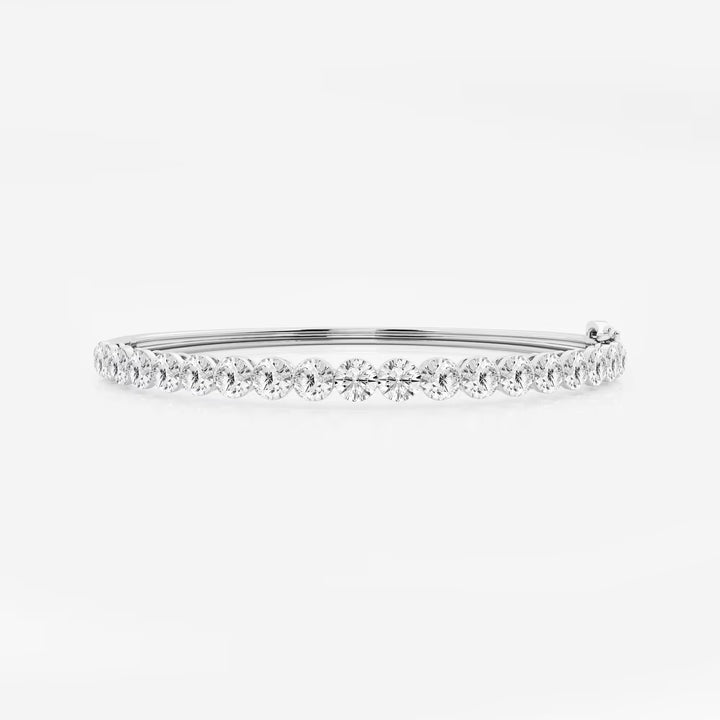 Boundless Orbit Invisible Set Lab Grown Diamond Bangle