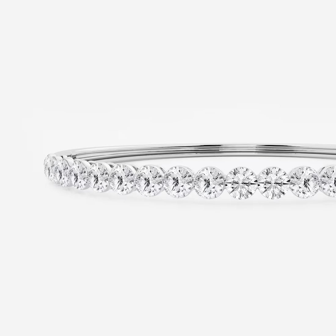 Boundless Orbit Invisible Set Lab Grown Diamond Bangle