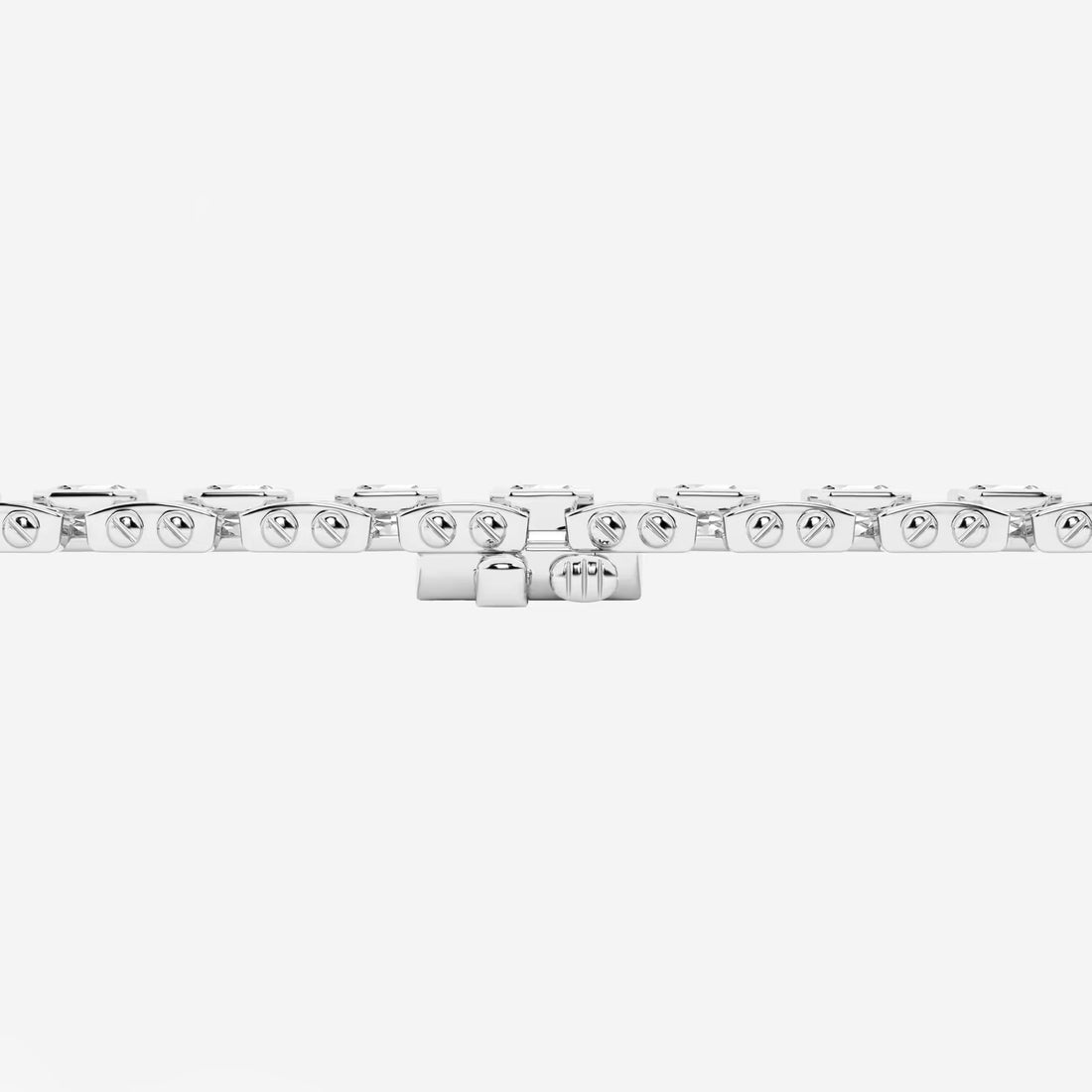 Harmony Link Asscher & Round Lab Grown Diamond Bracelet