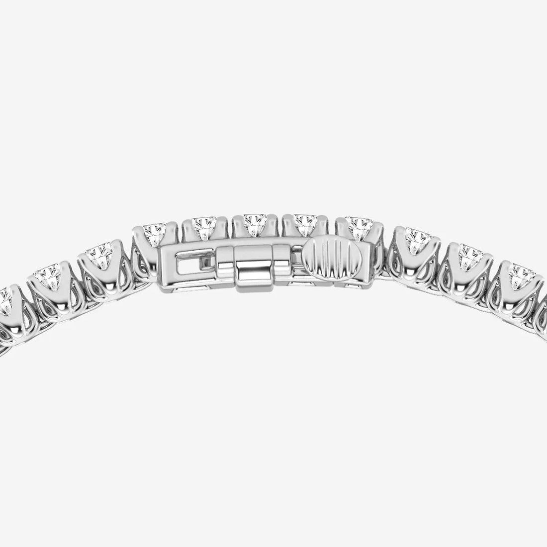 Florielle Round Lab Grown Diamond Tulip Prong Tennis Bracelet