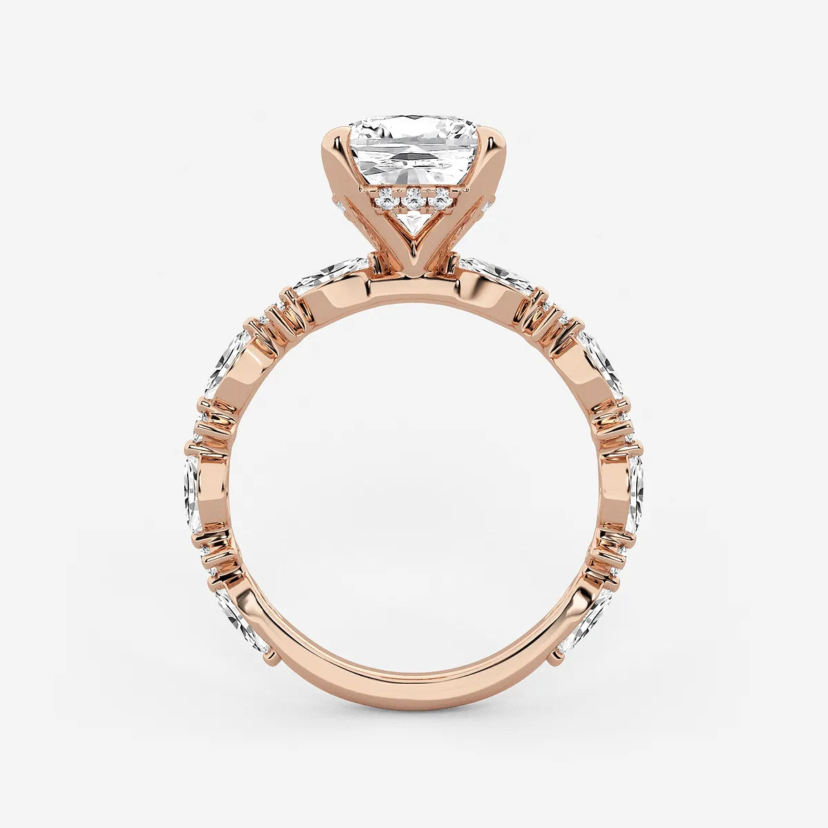 Cushion Lab Grown Diamond Bridal Set