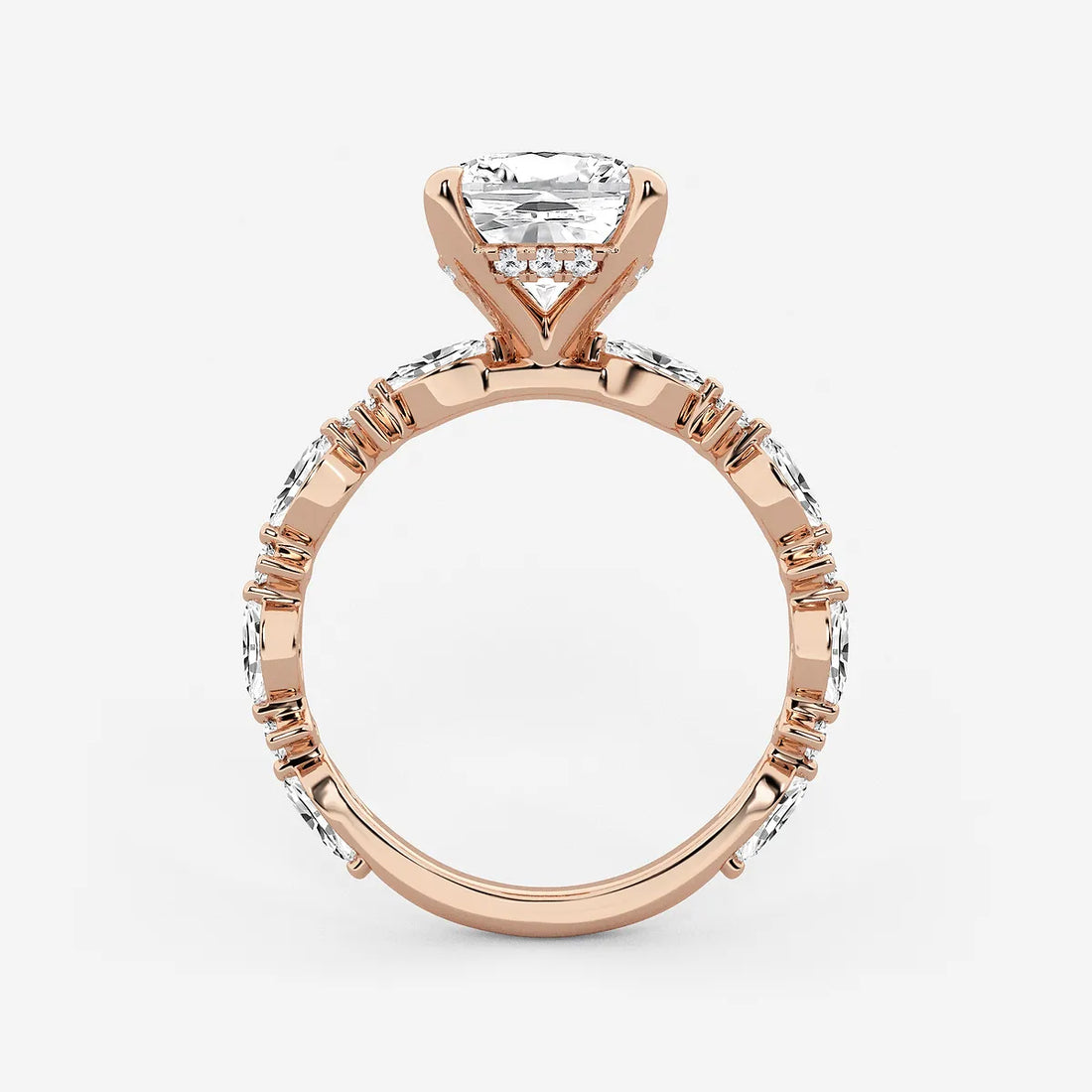 Cushion Lab Grown Diamond Bridal Set